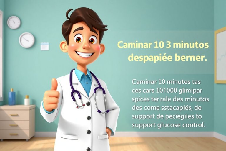 ¿Cómo caminar 10 minutos después de comer controla la glucosa?